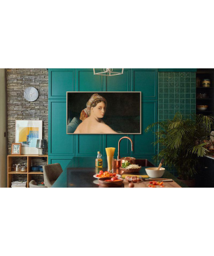 SAMSUNG GQ43LS03BAU The Frame QLED TV (Flat, 43 Zoll / 108 cm, UHD 4K, SMART TV, Tizen™ mit Gaming Hub)