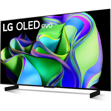 LG OLED42C31LA OLED evo TV (Flat, 42 Zoll / 106 cm, UHD 4K, SMART TV, webOS 23)