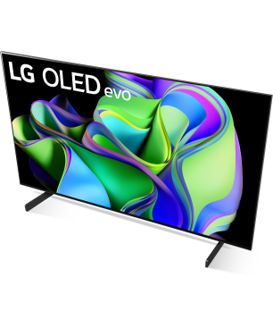 LG OLED42C31LA OLED evo TV (Flat, 42 Zoll / 106 cm, UHD 4K, SMART TV, webOS 23)