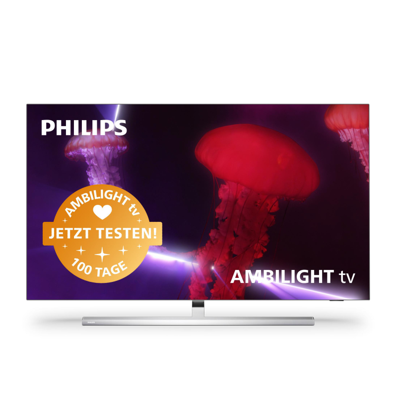 PHILIPS 55OLED837/12 OLED TV (Flat, 55 Zoll / 139 cm, OLED 4K, SMART TV, Ambilight, Android TV™ 11 (R))