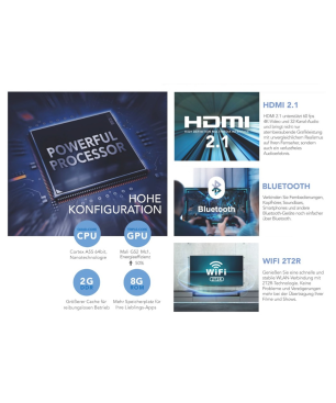 SMART TECH 75 Zoll QLED Smart TV 75QA20T1 LED TV (Flat, 75 Zoll / 189 cm, UHD 4K, SMART TV, android 11.0)