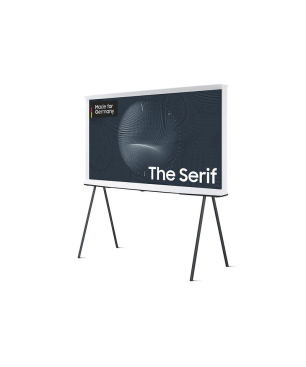 SAMSUNG GQ50LS01BGU The Serif QLED TV (Flat, 50 Zoll / 125 cm, UHD 4K, SMART TV, Tizen)