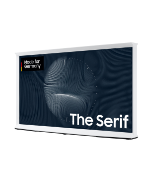 SAMSUNG GQ50LS01BGU The Serif QLED TV (Flat, 50 Zoll / 125 cm, UHD 4K, SMART TV, Tizen)