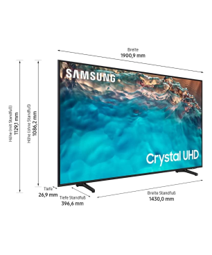 SAMSUNG GU85BU8079U 4K TV (Flat, 85 Zoll / 214 cm, UHD 4K, SMART TV, Tizen™ mit Gaming Hub)