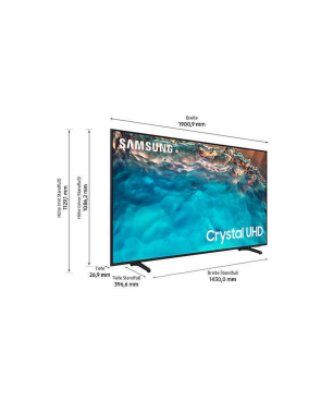 SAMSUNG GU85BU8079U 4K TV (Flat, 85 Zoll / 214 cm, UHD 4K, SMART TV, Tizen™ mit Gaming Hub)