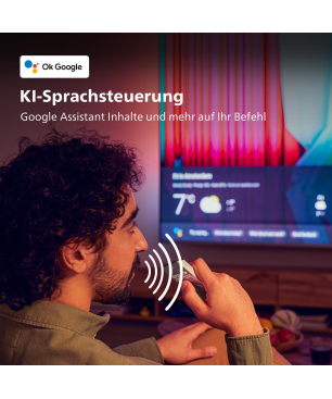 PHILIPS 70PUS8007/12 LED TV (Flat, 70 Zoll / 177 cm, UHD 4K, SMART TV, Ambilight, Android TV™ 11 (R))
