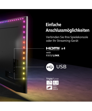 PHILIPS 70PUS8007/12 LED TV (Flat, 70 Zoll / 177 cm, UHD 4K, SMART TV, Ambilight, Android TV™ 11 (R))