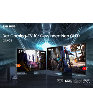 SAMSUNG GQ50QN90B Neo QLED TV (Flat, 50 Zoll / 125 cm, UHD 4K, SMART TV, Tizen™ mit Gaming Hub)