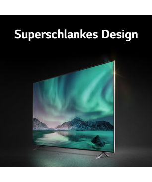 LG 75QNED816RE QNED TV (Flat, 75 Zoll / 190 cm, UHD 4K, SMART TV, webOS 23 mit LG ThinQ)