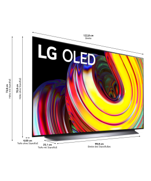 LG OLED55CS9LA OLED TV (Flat, 55 Zoll / 139 cm, UHD 4K, SMART TV, webOS 22 mit LG ThinQ)