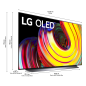 LG OLED55CS9LA OLED TV (Flat, 55 Zoll / 139 cm, UHD 4K, SMART TV, webOS 22 mit LG ThinQ)
