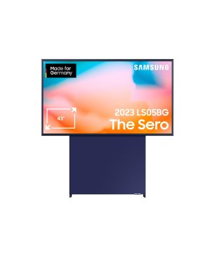 SAMSUNG GQ43LS05BGU The Sero QLED TV (Flat, 43 Zoll / 108 cm, UHD 4K, SMART TV, Tizen)