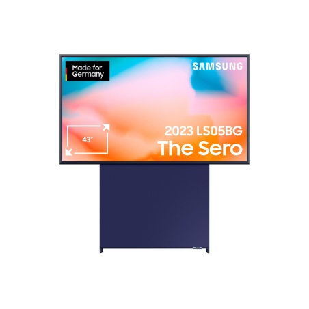 SAMSUNG GQ43LS05BGU The Sero QLED TV (Flat, 43 Zoll / 108 cm, UHD 4K, SMART TV, Tizen)