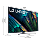 LG 86UR81006LA LG UHD TV (Flat, 86 Zoll / 218 cm, UHD 4K, SMART TV, webOS 23)