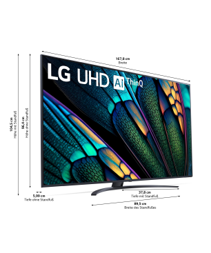 LG 86UR81006LA LG UHD TV (Flat, 86 Zoll / 218 cm, UHD 4K, SMART TV, webOS 23)