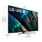 LG 75UR81006LJ LG UHD TV (Flat, 75 Zoll / 190 cm, UHD 4K, SMART TV, webOS 23)