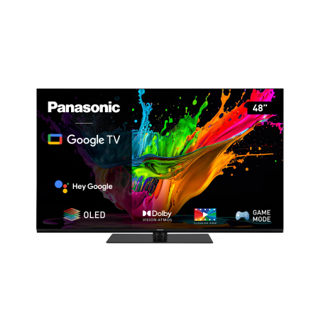 PANASONIC TX-48MZ800E OLED 4K UHD Smart TV (Flat, 48 Zoll / 121 cm, OLED 4K, SMART TV, Google TV)