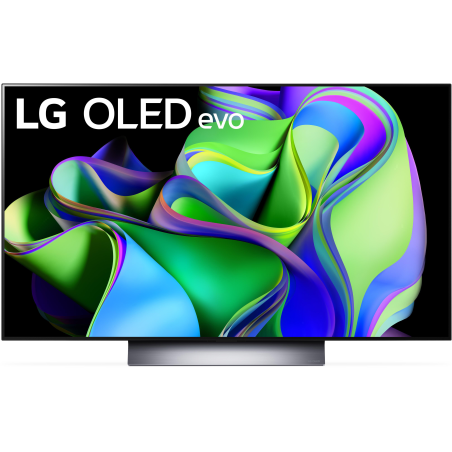 LG OLED48C37LA OLED evo TV (Flat, 48 Zoll / 121 cm, UHD 4K, SMART TV, webOS 23 mit LG ThinQ)