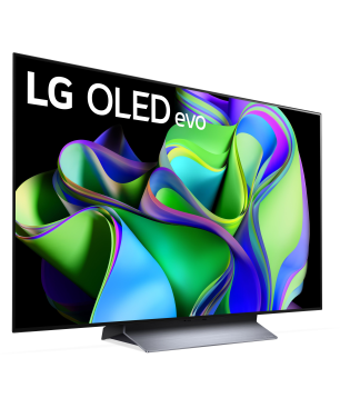 LG OLED48C37LA OLED evo TV (Flat, 48 Zoll / 121 cm, UHD 4K, SMART TV, webOS 23 mit LG ThinQ)