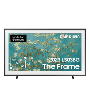 SAMSUNG GQ43LS03BGU The Frame QLED TV (Flat, 43 Zoll / 108 cm, UHD 4K, SMART TV, Tizen)