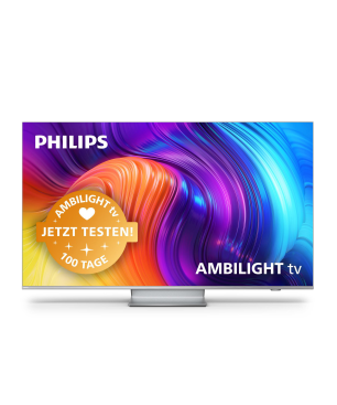 PHILIPS 55PUS8837/12 The One LED TV (Flat, 55 Zoll / 139 cm, UHD 4K, SMART TV, Ambilight, Android TV™ 11 (R))
