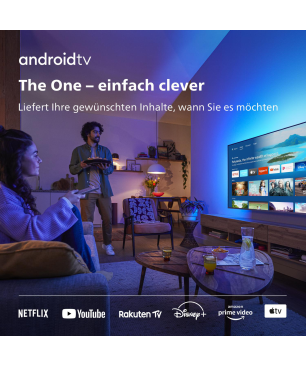 PHILIPS 55PUS8837/12 The One LED TV (Flat, 55 Zoll / 139 cm, UHD 4K, SMART TV, Ambilight, Android TV™ 11 (R))