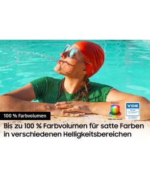 SAMSUNG GQ55Q60CAU QLED TV (Flat, 55 Zoll / 138 cm, UHD 4K, SMART TV, Tizen)