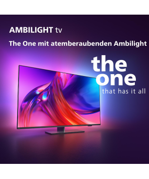 PHILIPS 55PUS8808/12 4K LED Ambilight TV (Flat, 55 Zoll / 139 cm, UHD 4K, SMART TV, Ambilight, GoogleTV 12)