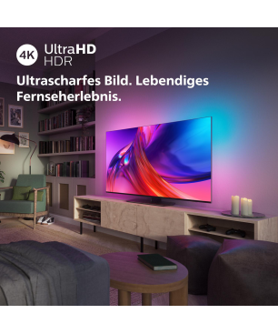 PHILIPS 55PUS8808/12 4K LED Ambilight TV (Flat, 55 Zoll / 139 cm, UHD 4K, SMART TV, Ambilight, GoogleTV 12)
