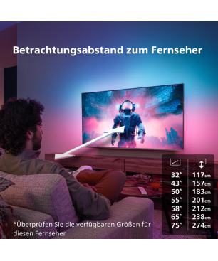 PHILIPS 55PUS8808/12 4K LED Ambilight TV (Flat, 55 Zoll / 139 cm, UHD 4K, SMART TV, Ambilight, GoogleTV 12)
