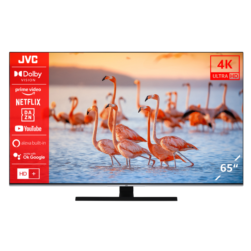 JVC LT-65VU8156 LED TV (Flat, 65 Zoll / 164 cm, UHD 4K)