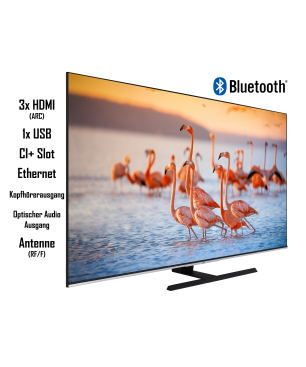 JVC LT-65VU8156 LED TV (Flat, 65 Zoll / 164 cm, UHD 4K)