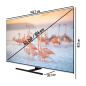 JVC LT-65VU8156 LED TV (Flat, 65 Zoll / 164 cm, UHD 4K)