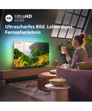 PHILIPS 55PUS8108/12 4K LED Ambilight TV (Flat, 55 Zoll / 139 cm, UHD 4K, SMART TV, Ambilight, Philips Smart TV)