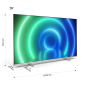 PHILIPS 55PUS7556/12 LED TV (Flat, 55 Zoll / 139 cm, UHD 4K, SMART TV, SAPHI)