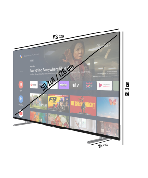 JVC LT-50VAQ6255 QLED TV (Flat, 50 Zoll / 126 cm, UHD 4K)