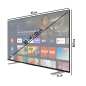 JVC LT-50VAQ6255 QLED TV (Flat, 50 Zoll / 126 cm, UHD 4K)