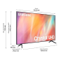 SAMSUNG GU50AU7179U LCD TV (Flat, 50 Zoll / 125 cm, UHD 4K, SMART TV)