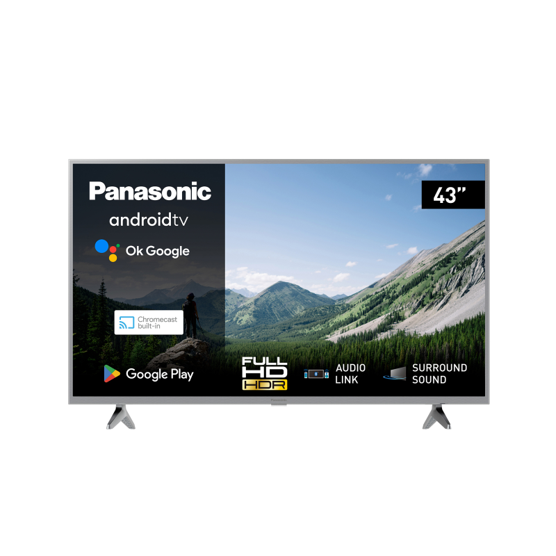 PANASONIC TX-43MSW504S LED TV (Flat, 43 Zoll / 108 cm, Full-HD, SMART TV, Android TV)