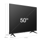 HISENSE 50A6BG LED TV (Flat, 50 Zoll / 127 cm, UHD 4K, VIDAA U5)