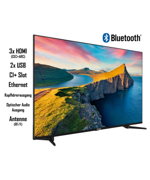 TELEFUNKEN QU55K800 QLED TV (Flat, 55 Zoll / 139 cm, UHD 4K, SMART TV)