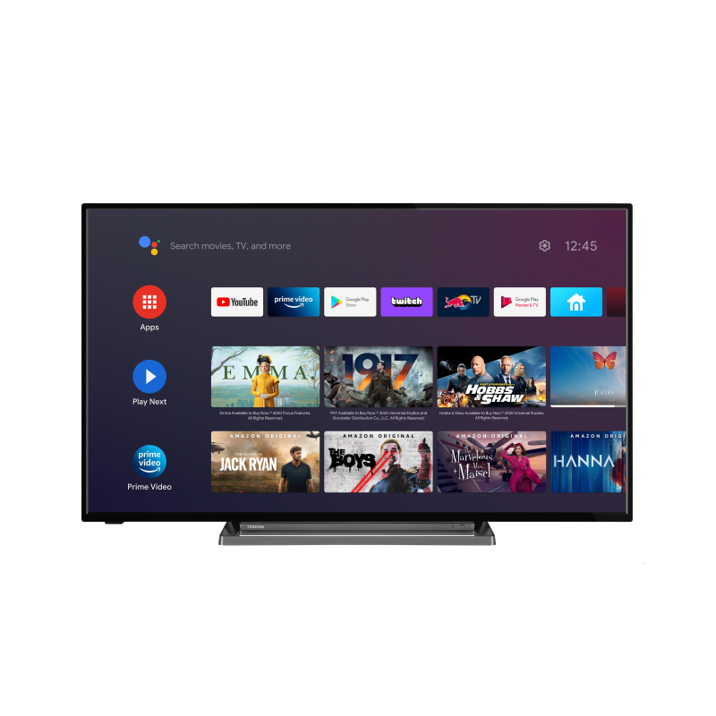 TOSHIBA 55UA3D63DG DLED TV (Flat, 55 Zoll / 139 cm, UHD 4K, SMART TV, Android TV) TOSHIBA 55UA3D63DG DLED TV (Flat, 55 Zoll / 139 cm, UHD 4K, SMART TV, Android TV)