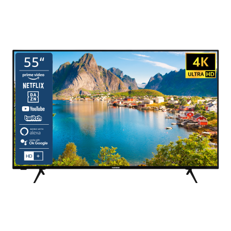 TELEFUNKEN XU55SN550S LED TV (Flat, 55 Zoll / 139 cm, UHD 4K)