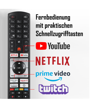 TELEFUNKEN XU55SN550S LED TV (Flat, 55 Zoll / 139 cm, UHD 4K)