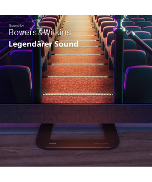 PHILIPS 77OLED908/12 OLED TV (Flat, 77 Zoll / 194 cm, UHD 4K, SMART TV, Ambilight, Google TV 12)