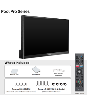 SYLVOX Pool pro OT65A2KEGE-EU 65 Zoll Outdoor TV LED TV (Flat, 65 Zoll / 165,1 cm, HDR 4K, SMART TV)