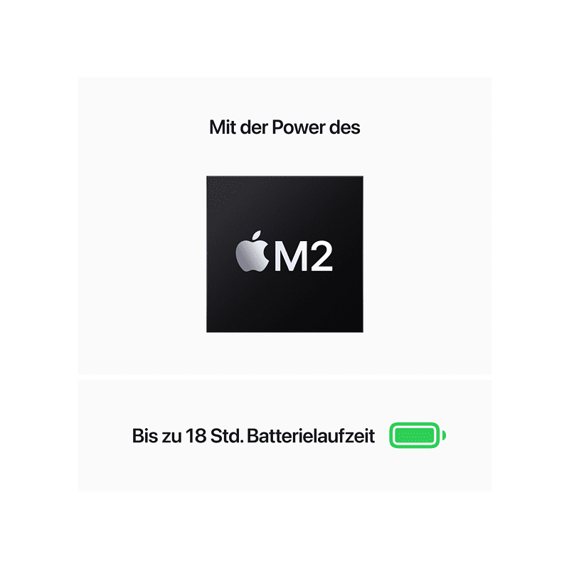APPLE MacBook Air CTO 2022 256GB 16GB RAM Space Grau