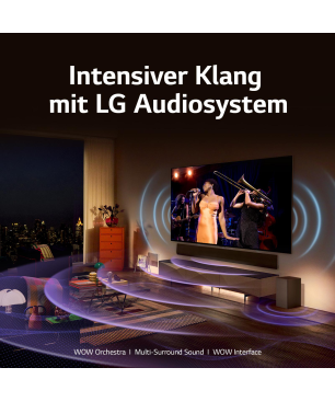LG OLED77B39LA OLED TV (Flat, 77 Zoll / 195 cm, UHD 4K, SMART TV, webOS 23 mit LG ThinQ)