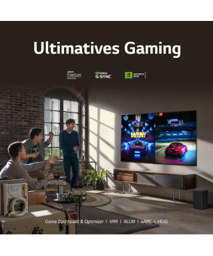 LG OLED77C37LA OLED evo TV (Flat, 77 Zoll / 195 cm, UHD 4K, SMART TV, webOS 23 mit LG ThinQ)