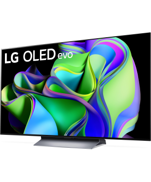LG OLED77C37LA OLED evo TV (Flat, 77 Zoll / 195 cm, UHD 4K, SMART TV, webOS 23 mit LG ThinQ)
